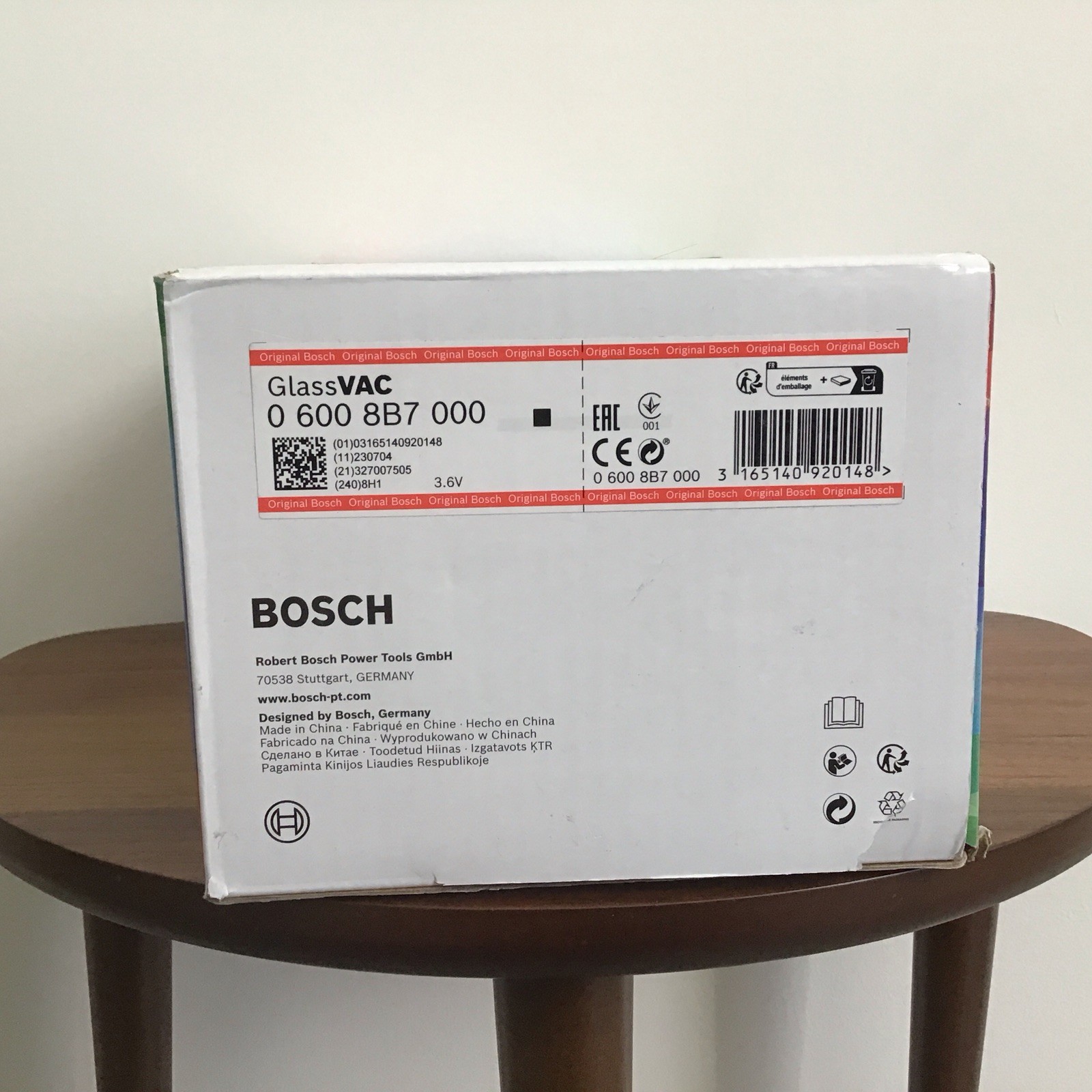 Bosch GlassVAC Battery-Powered Window Tile Vacuum Washer Cleaner