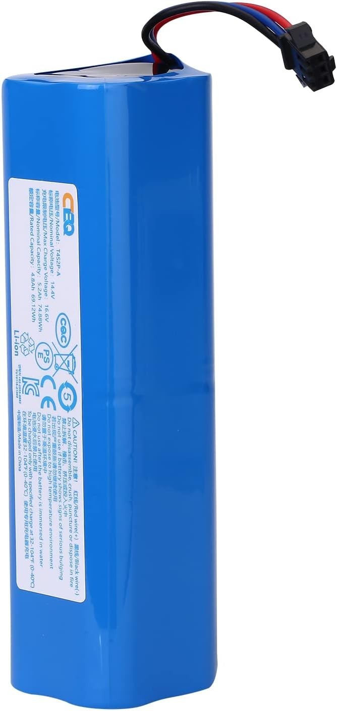 High Capacity 5200mAh Replacement Battery for Proscenic & Uoni Robot Vacuums