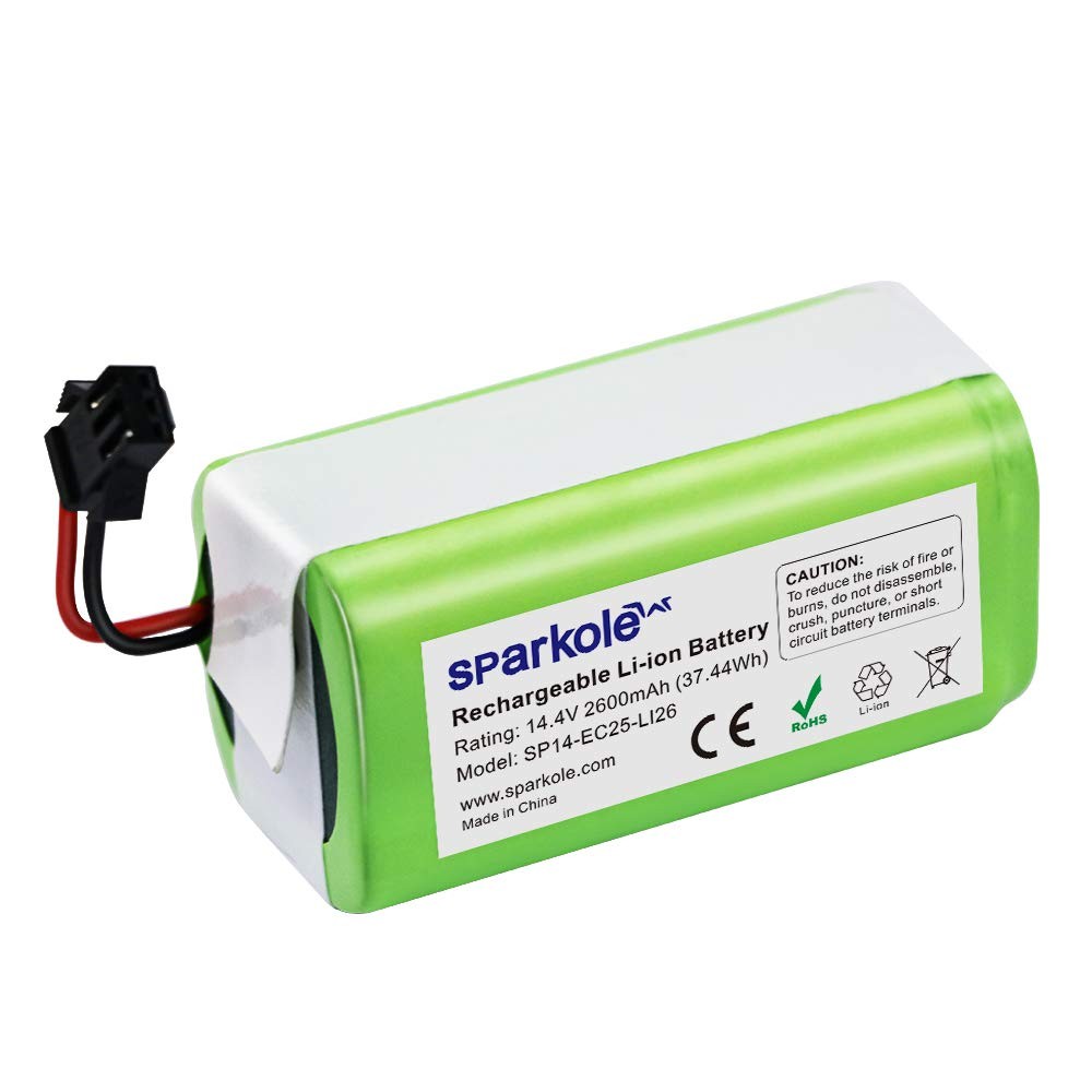 14.4V 2600mAh Replacement Battery for Ecovacs Deebot N79S, N79, DN622, DN622….