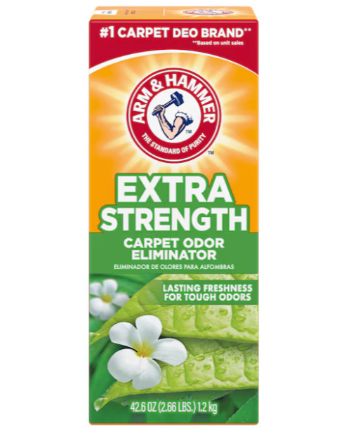 Arm & Hammer Carpet Cleaner Deodorizing Powder 42.6oz Odor Elimination Home Odor