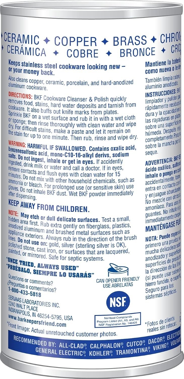 Multi-Surface Stainless Steel Cleaner & Degreaser – 2 x 12 oz for Pots & Pans