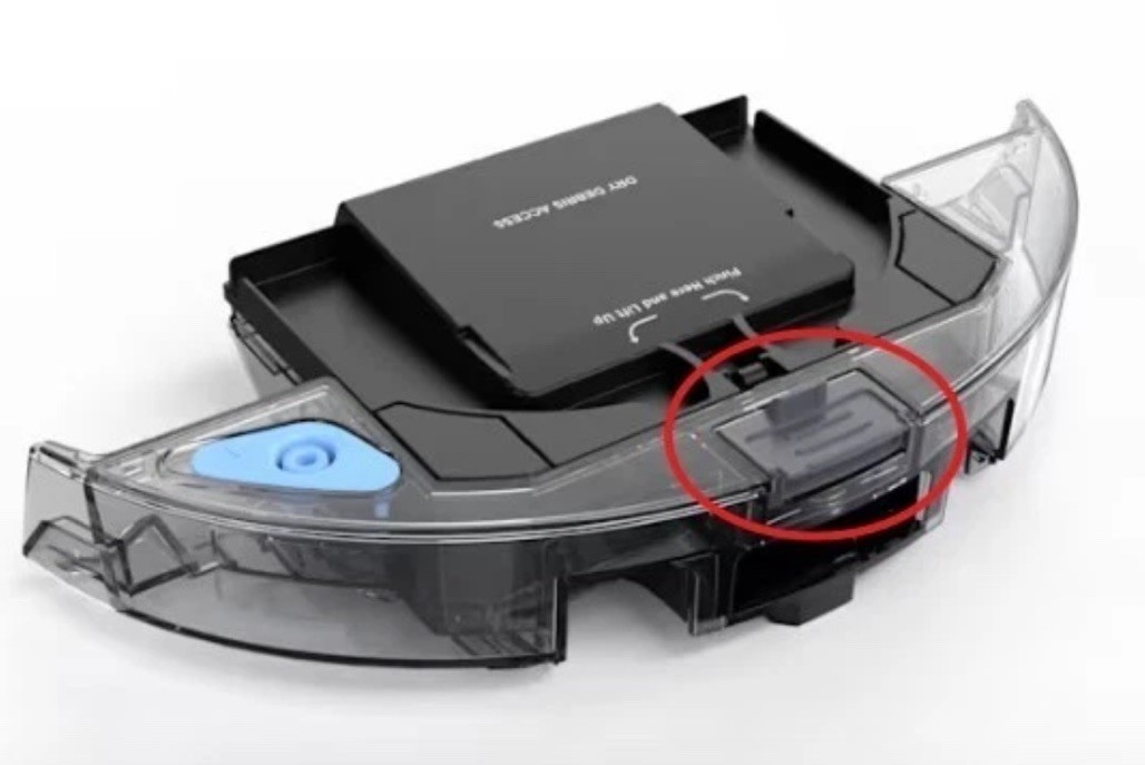 SHARK MATRIX ROBOT VACUUM DUST BIN TRASH TRAY CLIP BUTTON REPLACEMENT BLACK