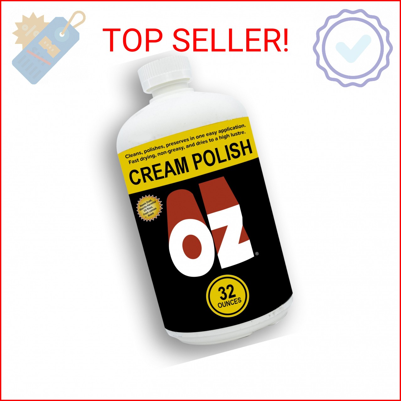 Mohawk Finishing Products OZ Cream Polish, M860-0006, 1 Quart