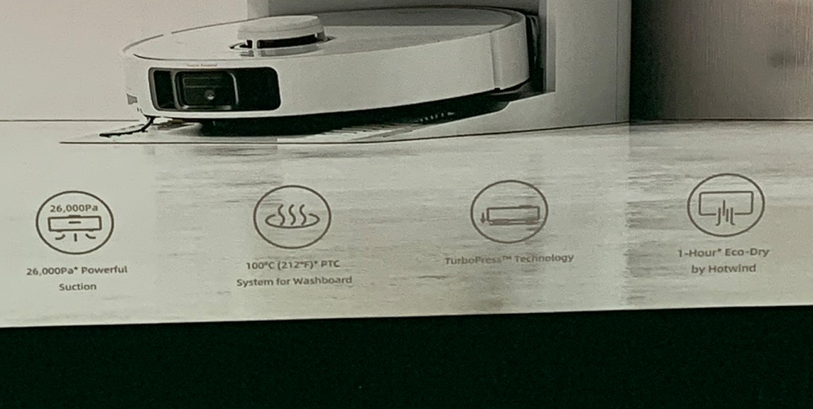 Mova P10 Pro Ultra Gen 2 Robot Vacuum and Mop – White (RLP55SE) NEW