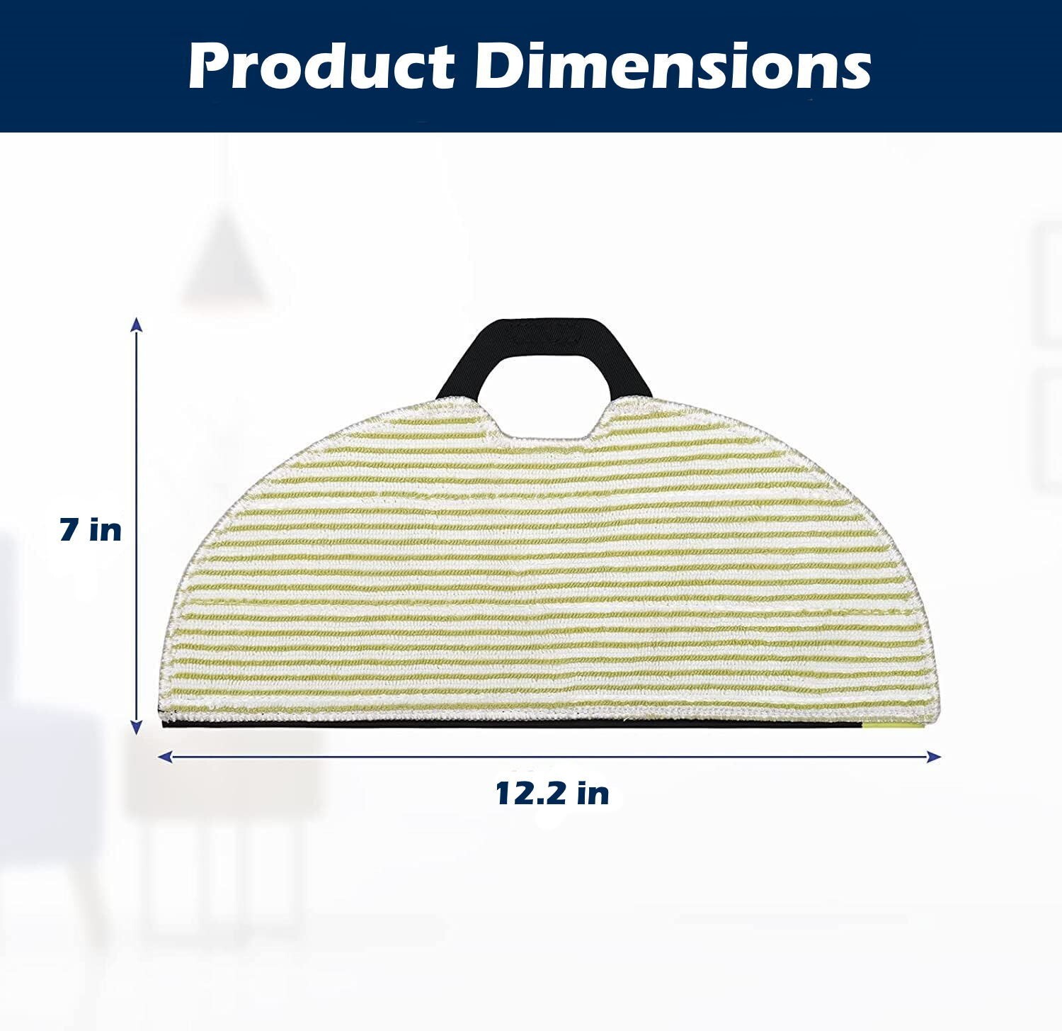 2x Replacement Mopping Mop Pads for Shark AV2610WA RV2400WD RV2402WXUS RV2410WD