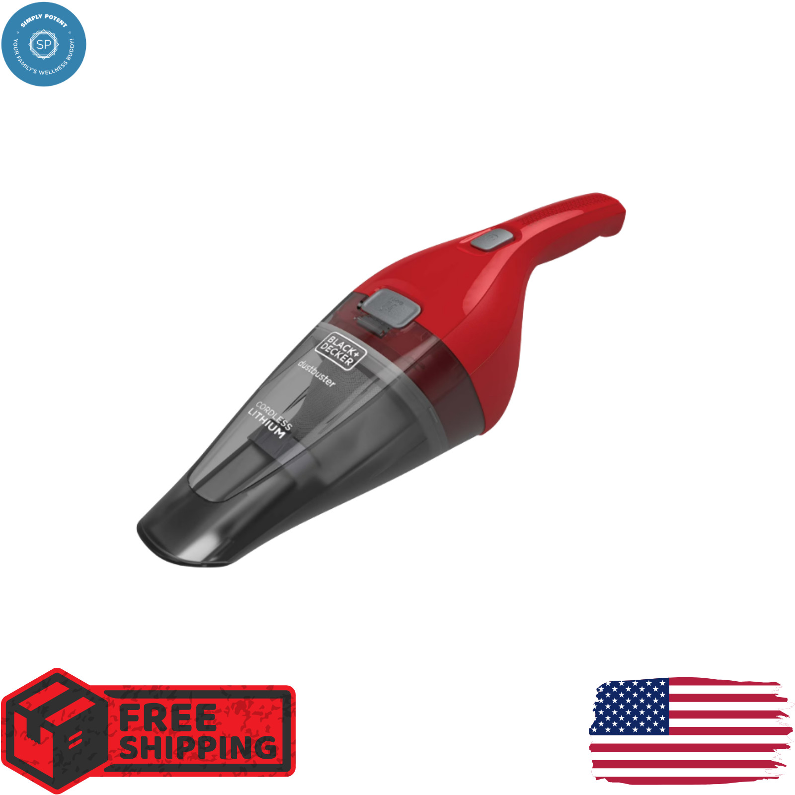 Dustbuster Cordless Handheld – Portable Car & Pet Hair Vacuum, HNVC115JB06