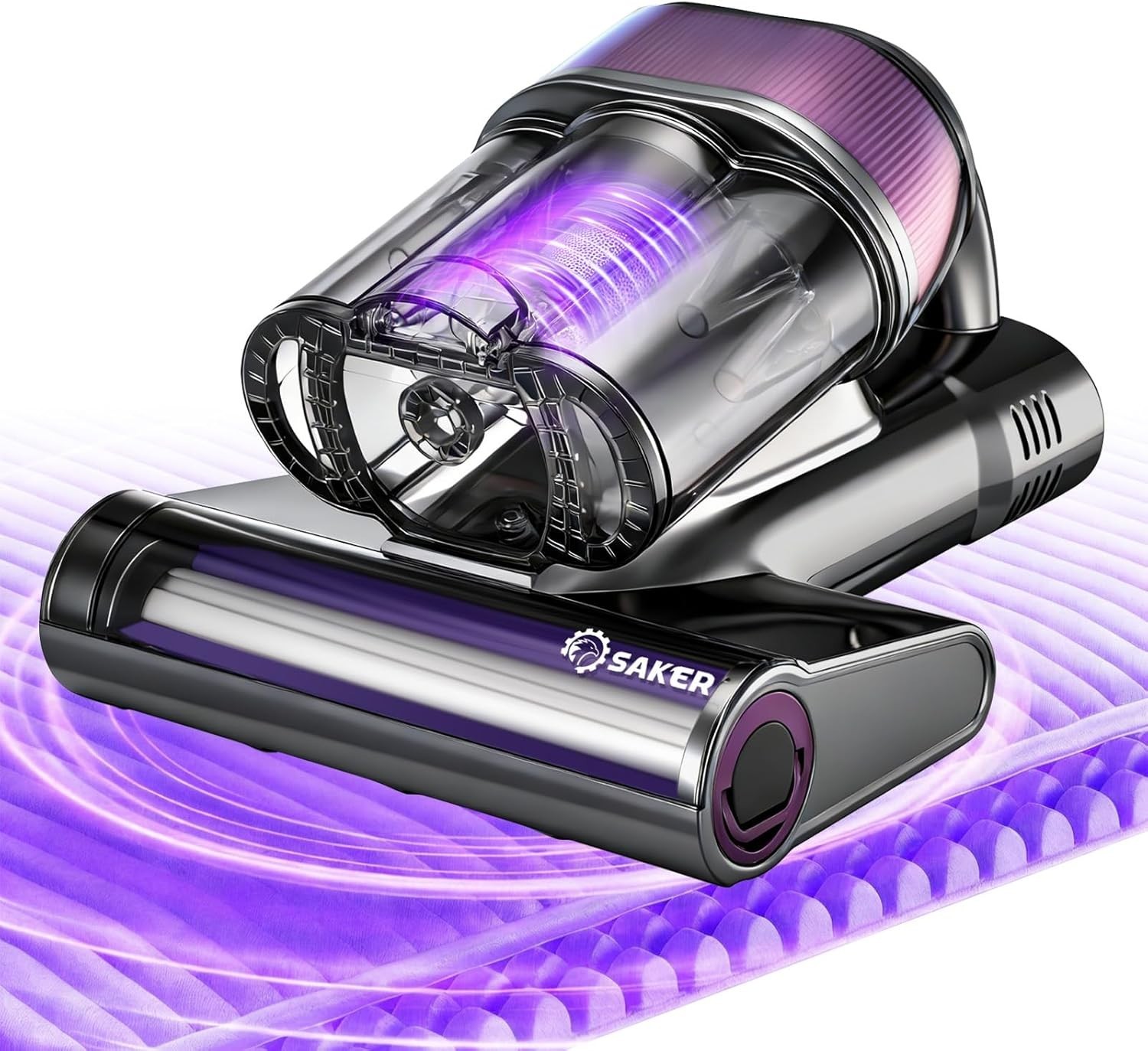 Mattress Vacuum Cleaner Handheld Bed Sofa Couch Deep Clean UVC Light HEPA Filter
