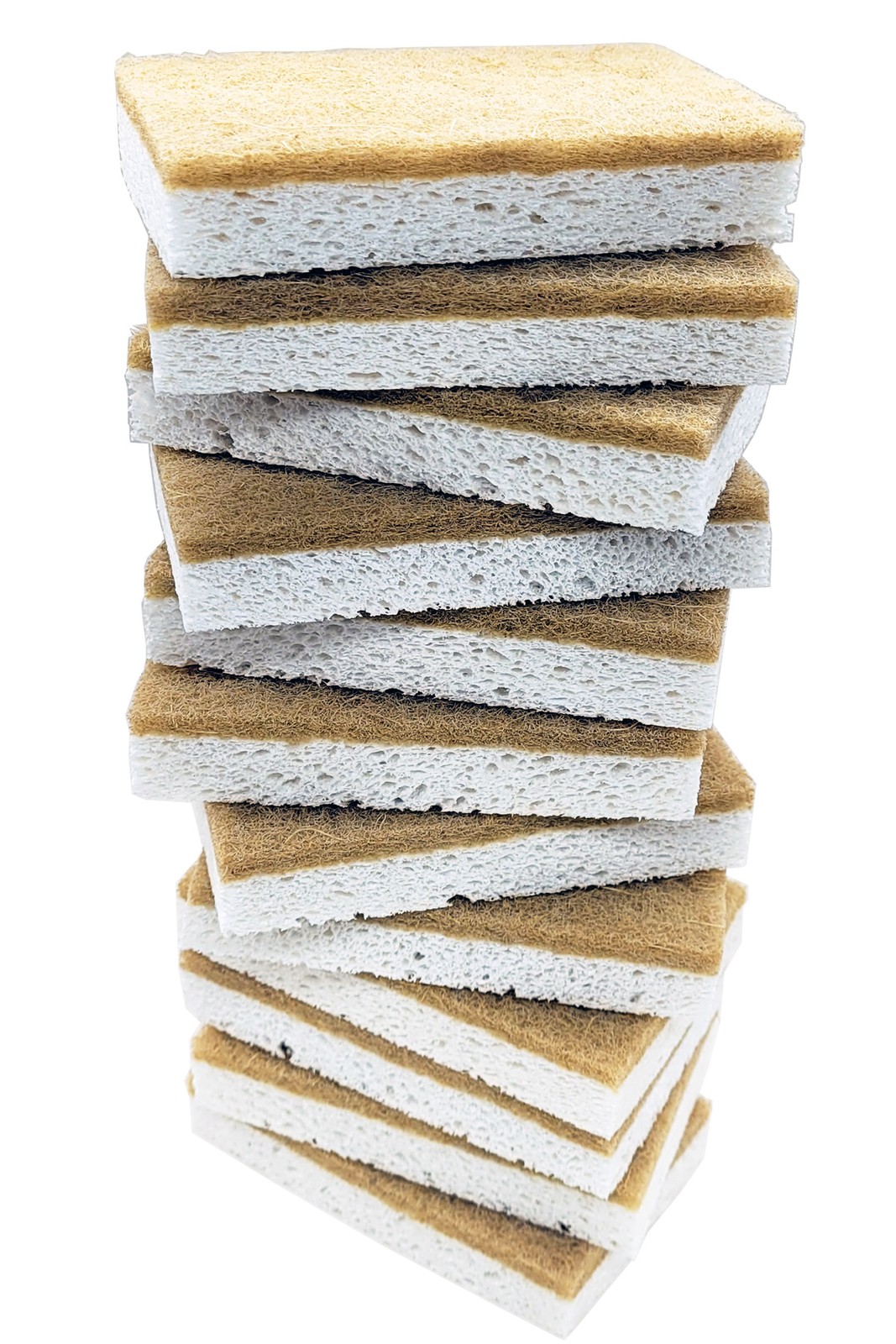 12-Pack Sisal and Natural Cellulose Scrub Sponges – 100% Biodegradable