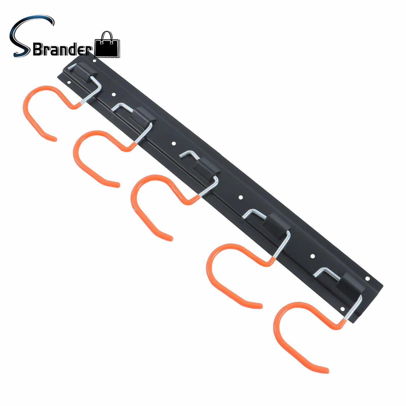 Easy To Use 68″ Storage System Adjustable Tool Organizer Hangers Shovels Brooms