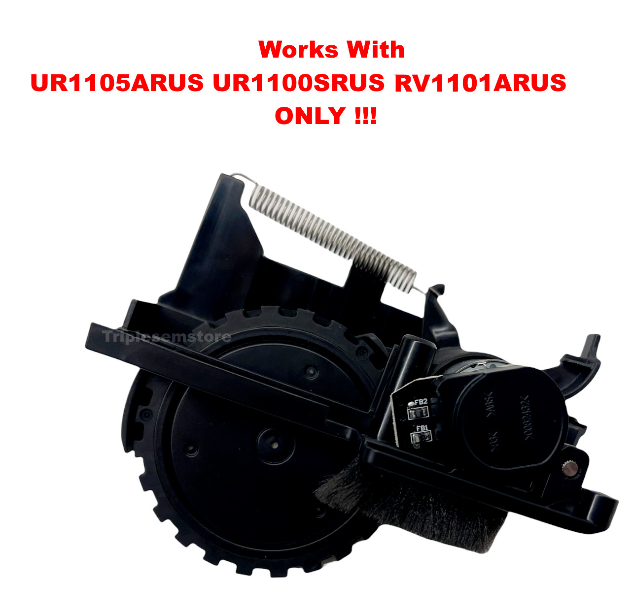 Shark Vacuum UR1105ARUS UR1100SRUS RV1101ARUS Left Wheel Assembly w/Motor