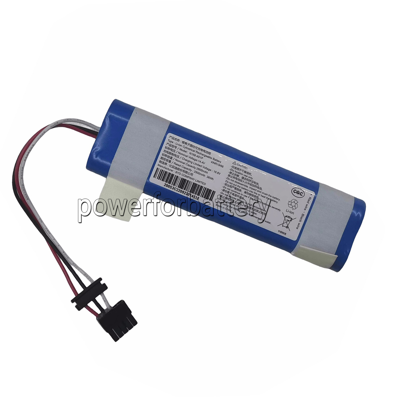 New 14.8V Battery for Xiaomi Mop Pro Robot Vacuum Cleaner STYTJ02YM MH1-4S1P-SC
