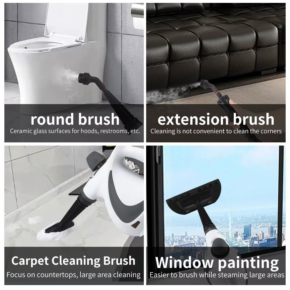 Pressurized Handheld Steam Cleaner for Home – Portable Multi-Purpose High Pressu