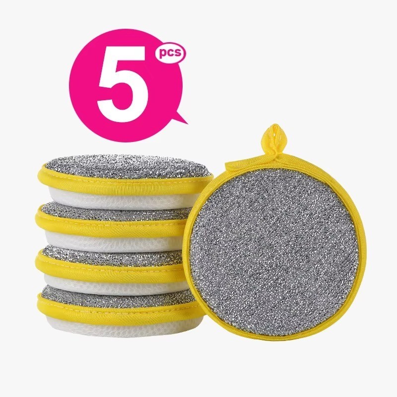 10Pcs Magic Scrub Sponge Double Sided Heavy Duty Dish Washing Kitchen Pad