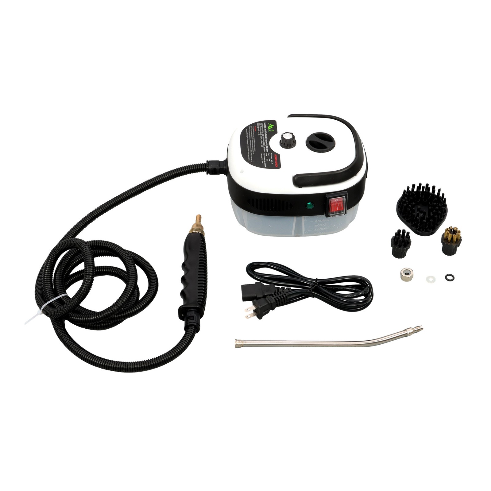 2500W 1000ml 110V Handheld High Temperature Pressurized Steam Cleaning