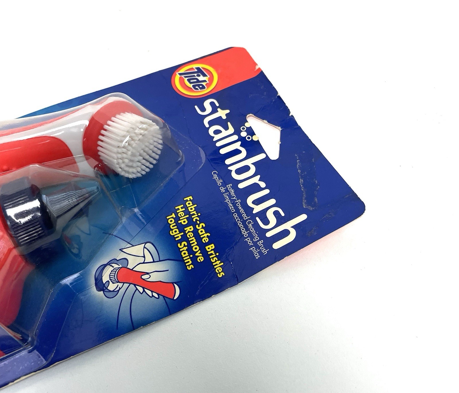 NOS Tide Stainbrush Battery Powered Cleaning Brush w 5oz Detergent AS IS – READ