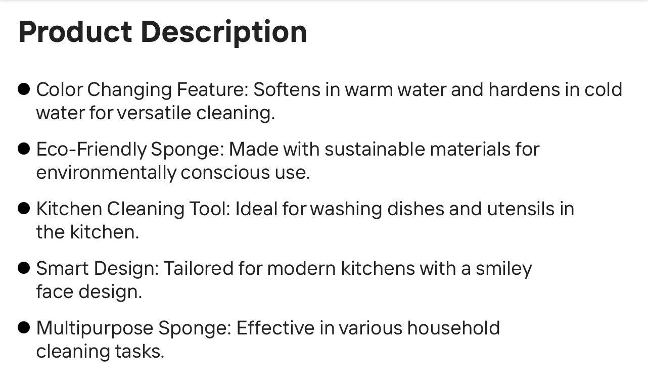 3-Pack Temp Changing Magic Sponge Soft Warm Hard Cold Eco Scrubber