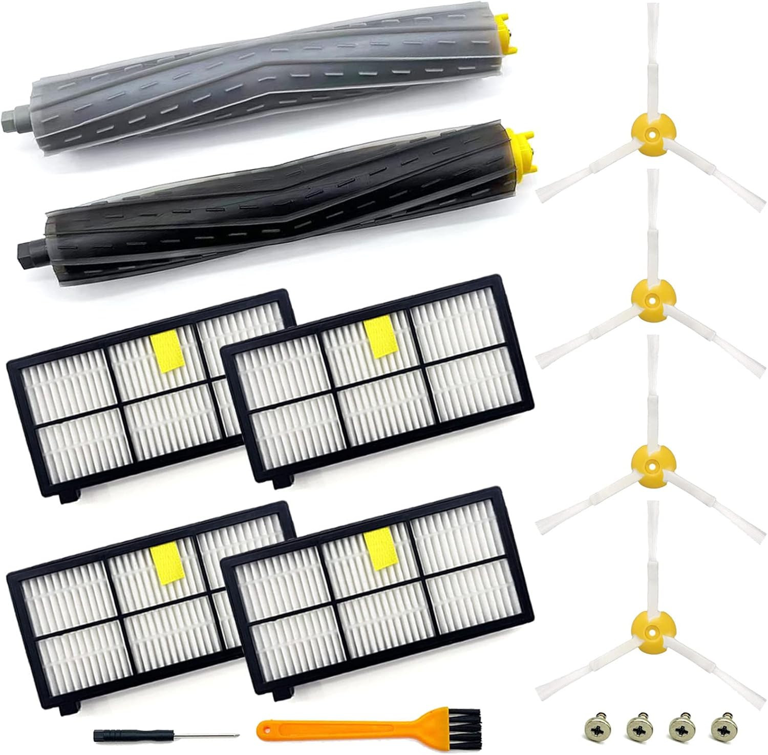 9 Pack Replacement Parts Compatible for Irobot Roomba 800 900 Series 960 860 805