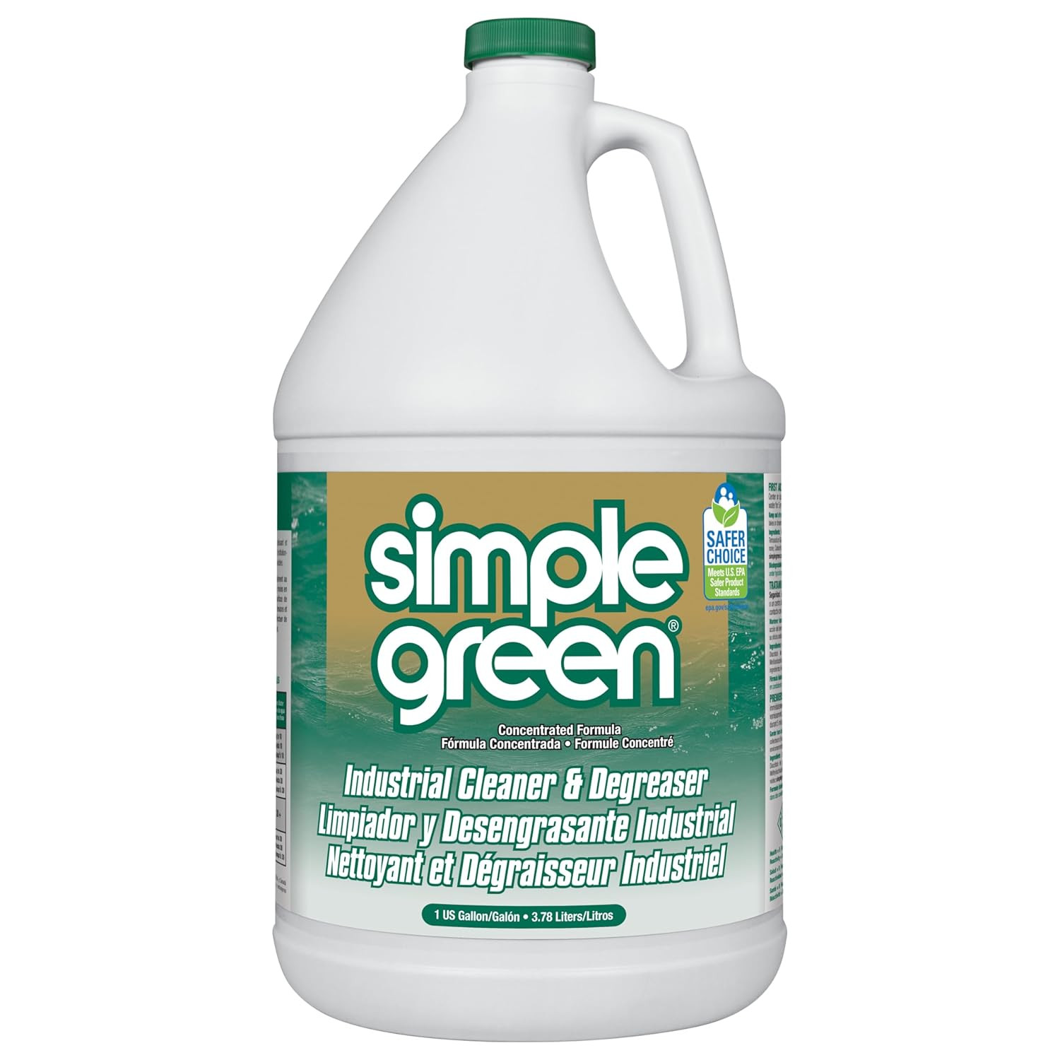 Industrial Cleaner Degreaser Concentrated 127.8 Oz 1 Pk Carpet Sink Tile Floor