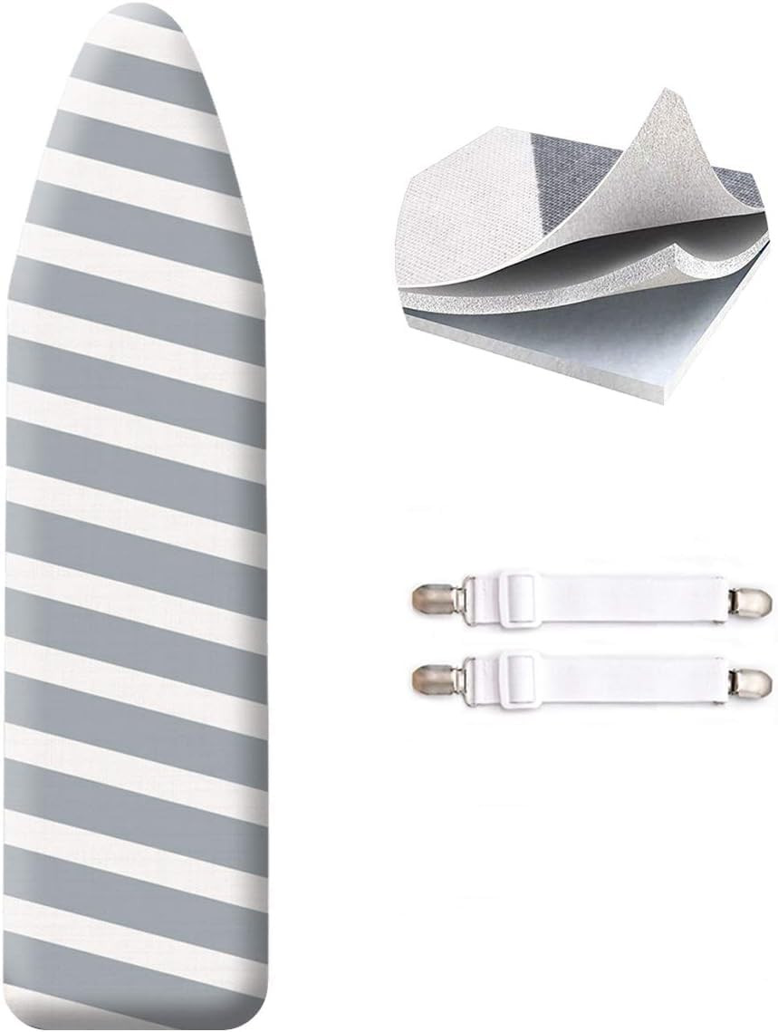 Ironing Board Cover 42×12 Heavy Duty Silicone Scorch Resistant Pad Fit