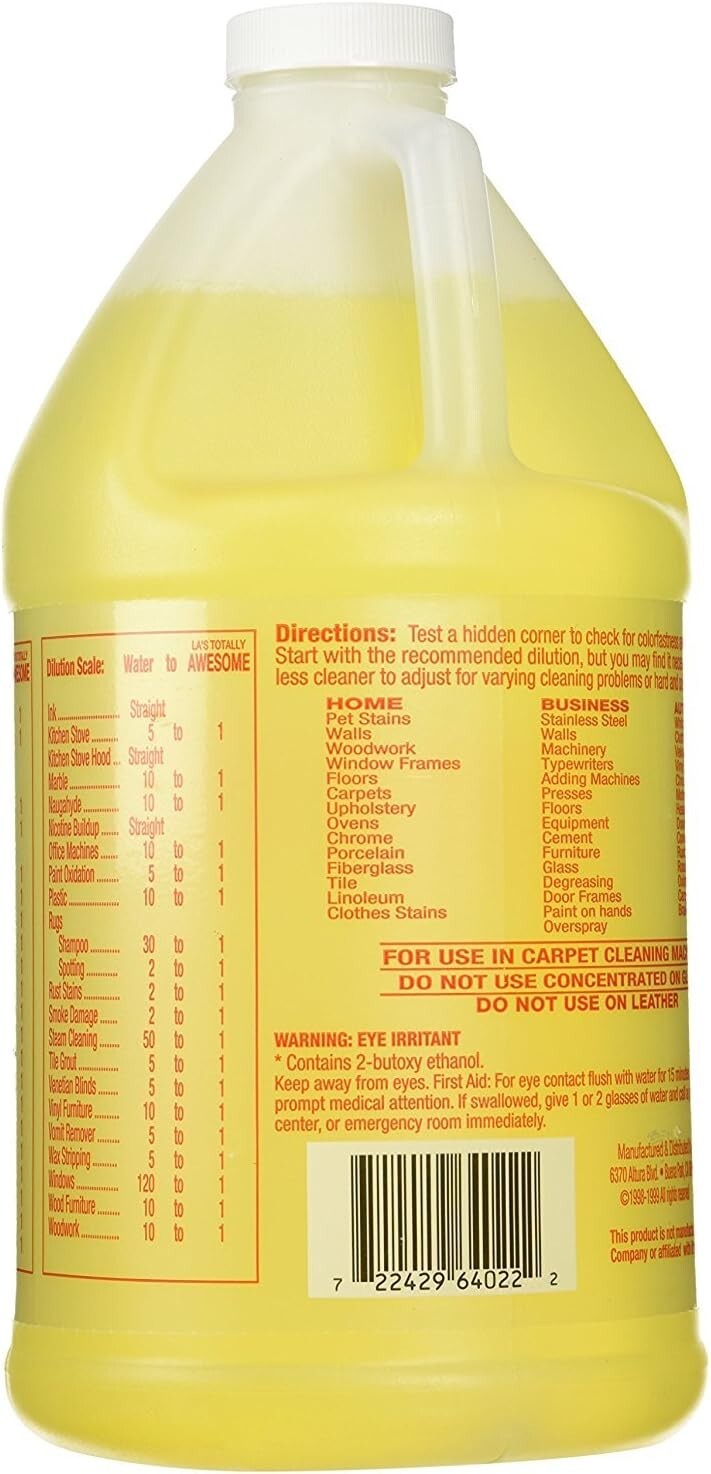 1 Pack – LA’s Totally Awesome All Purpose Cleaner Concentrate 64 oz
