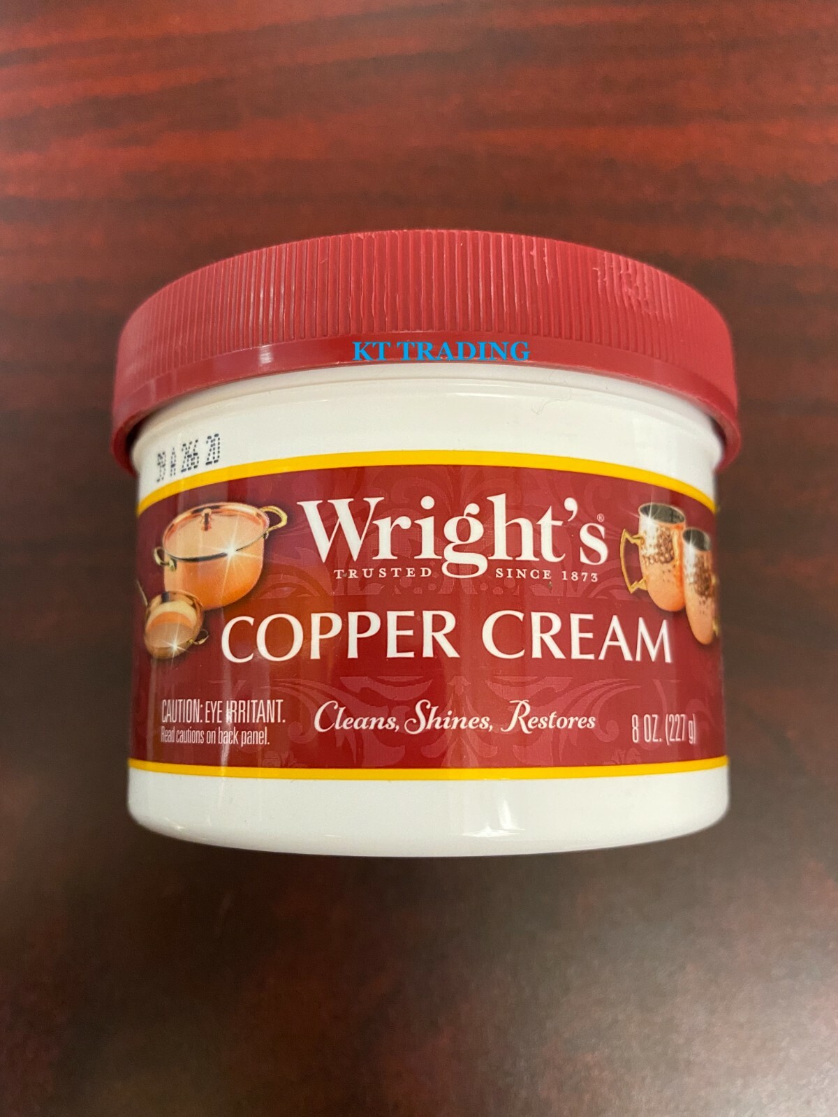 Wright’s COPPER CREAM Jewelry Hardware ~ Clean Shine Restore Natural Color 8oz