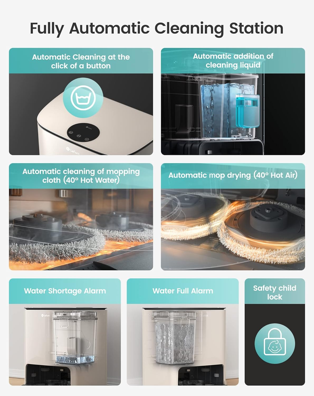 Self-Cleaning Robot Mop with LiDAR Mapping & Hot Air Drying