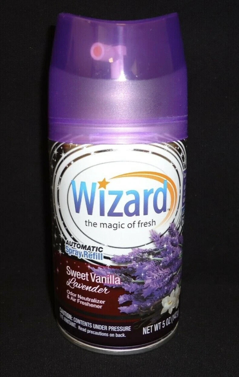 12 Wizard Automatic Spray Refills Sweet Vanilla Lavender 5 oz FIT GLADE AIRWICK
