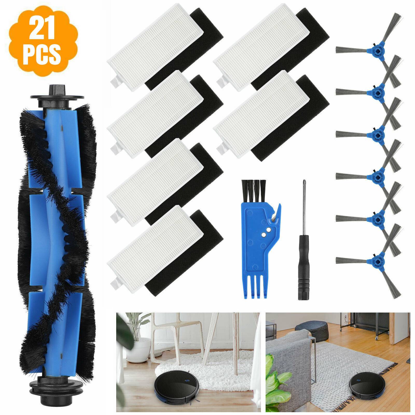21PCS Brushes Filter For Eufy RoboVac 11S 30C 25C 35C Replacement Cleaning Parts