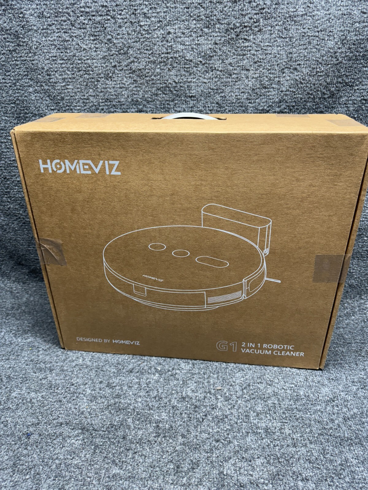 HOMEVIZ G1 Robot Vacuum Cleaner 8000Pa – Missing Charger
