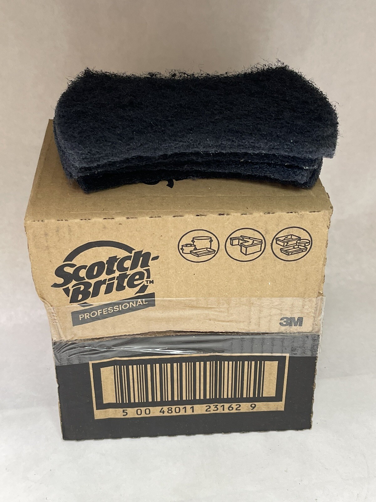 3M Scotch-Brite Power Pad No. 2000, 5.5″ x 3.9″ Blue (Qty. 3 Boxes =60 Pads)