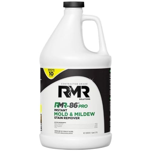 Mold Mildew Stain Remover 1 Gallon Liquid Sodium Hypochlorite Professional