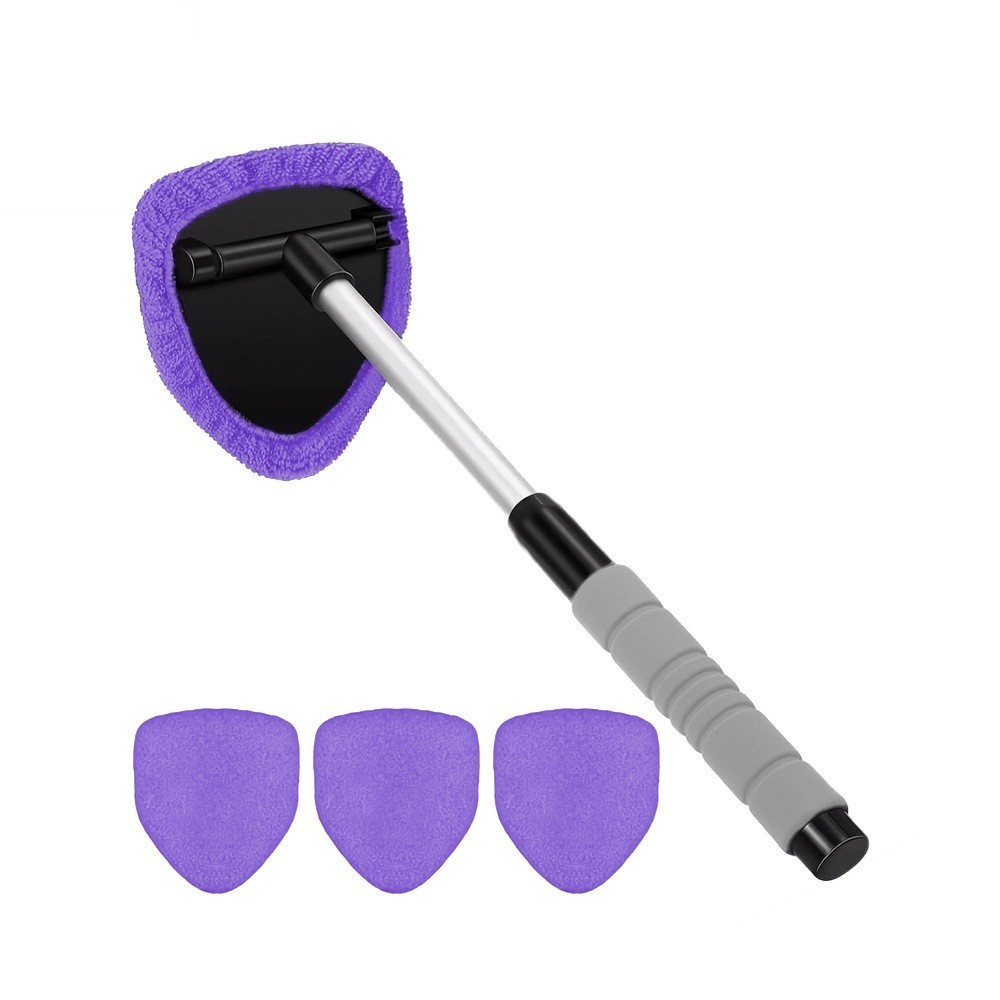 Car Window Glass Wiper Cleaner Brush Extendable Windshield Cleaning Tool Kit