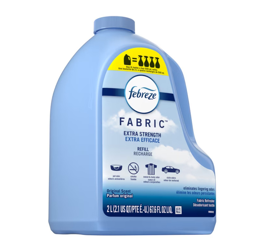 2PK Odor-Eliminating Fabric Spray Refill,Air Freshener Original Scent 67.6 fl oz