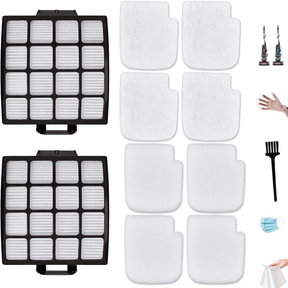 AZ3002 Filter Kit Replacement for Shark AZ3000 AZ3000C AZ3000W AZ3002 AZ3002C
