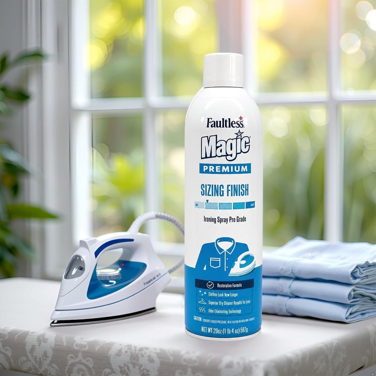 Faultless Starch 00502 Magic Sizing Fabric Finish, 20 oz, 20 Fl Oz