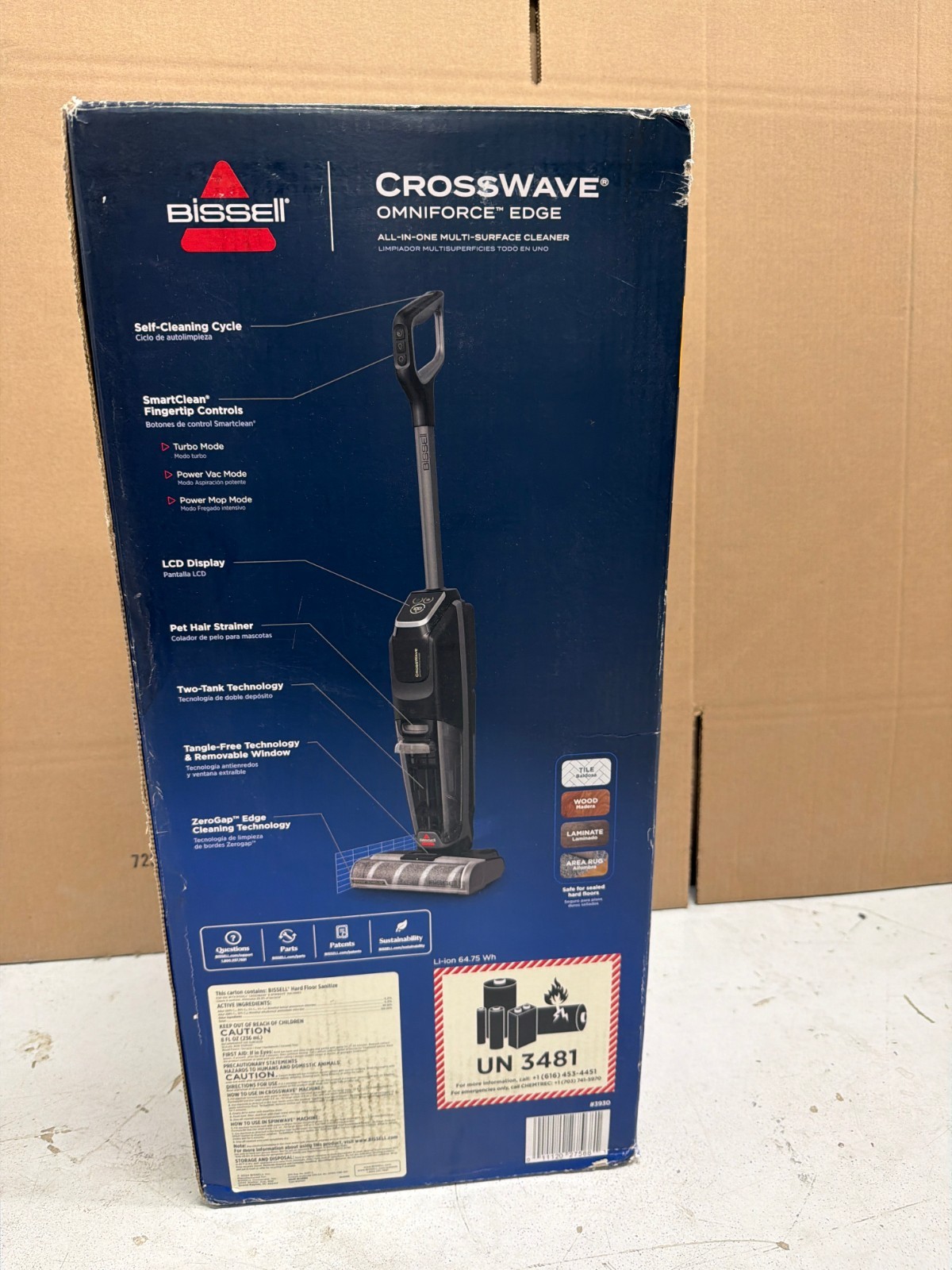 Bissell pet proven ultimate multi surface cordless vacuum cleaner-3930