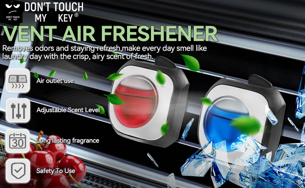 6x Car Vent Clip Air Freshener Aromatherapy Scent Diffuser Truck Odor Eliminator