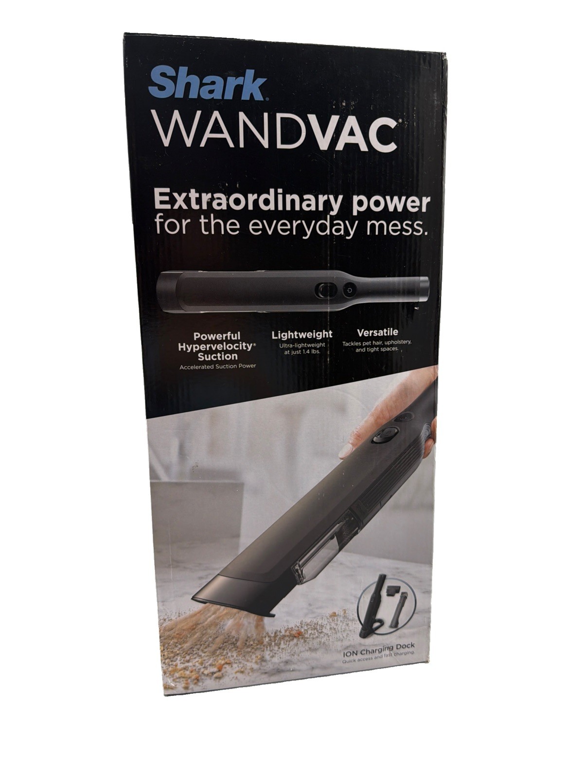 Shark WV201 WANDVAC Cordless Hand Vacuum Lightweight 1.4 lbs
