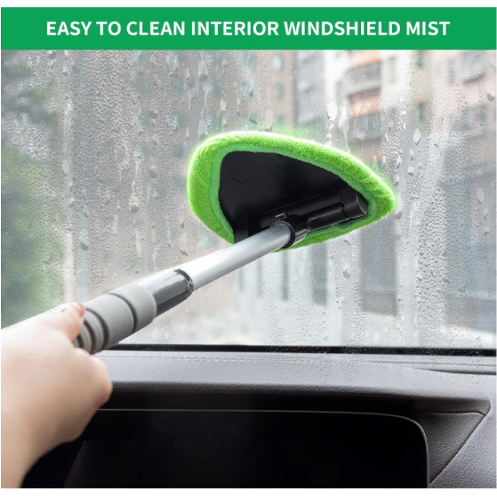 15x Windshield Cleaner Wand Microfiber Car Inside Window Cleaning Tool Anti Fog