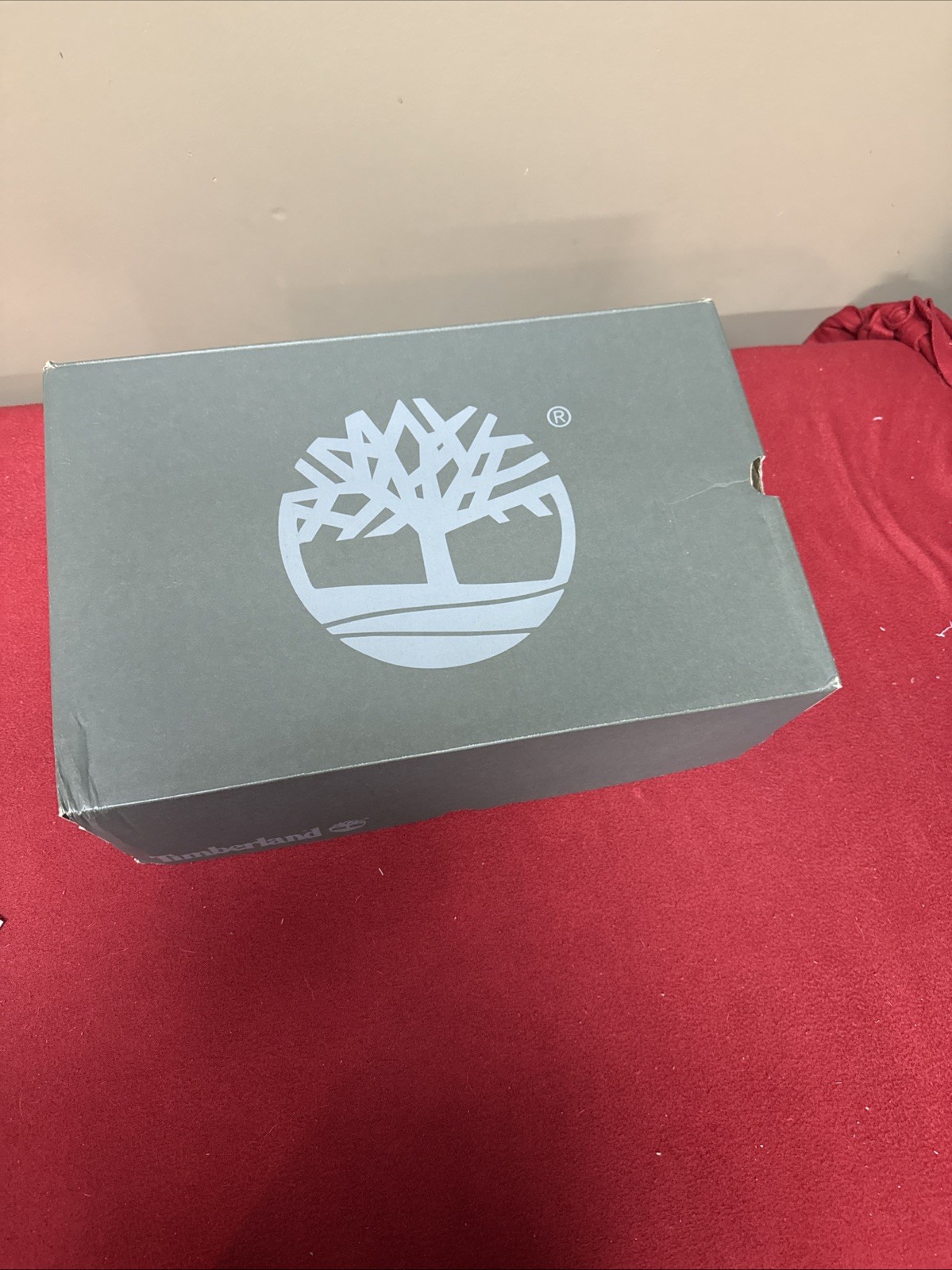Timberland Empty Shoe Replacement Box 17.5x11x6.25” Grey