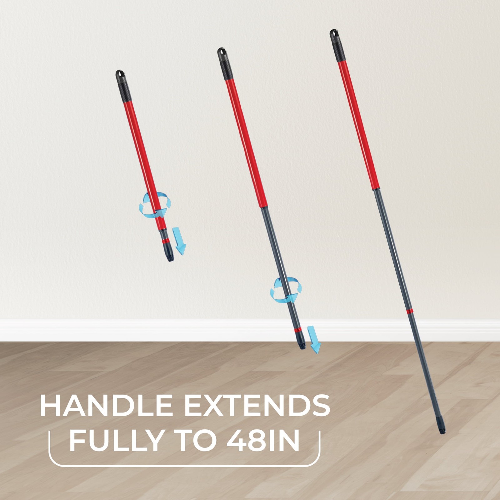 O-Cedar RinseClean Spin Mop With 2-Tank System and Microfiber Mop Head