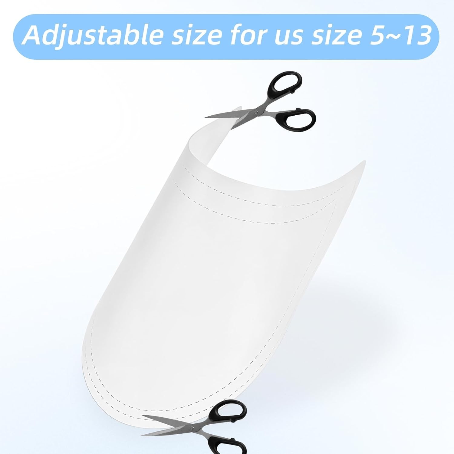 20PCS Plastic Shoe Tree Inserts,Shoe Shaper for Sports Shoes Leater, Clear…