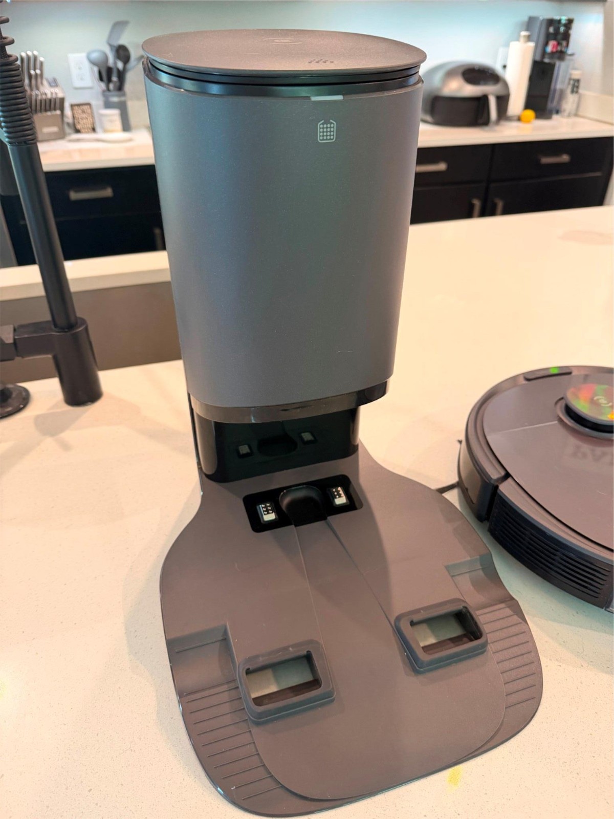Ecovacs Deebot OZMO T8+ robot vacuum with new add-ons and parts – works great!