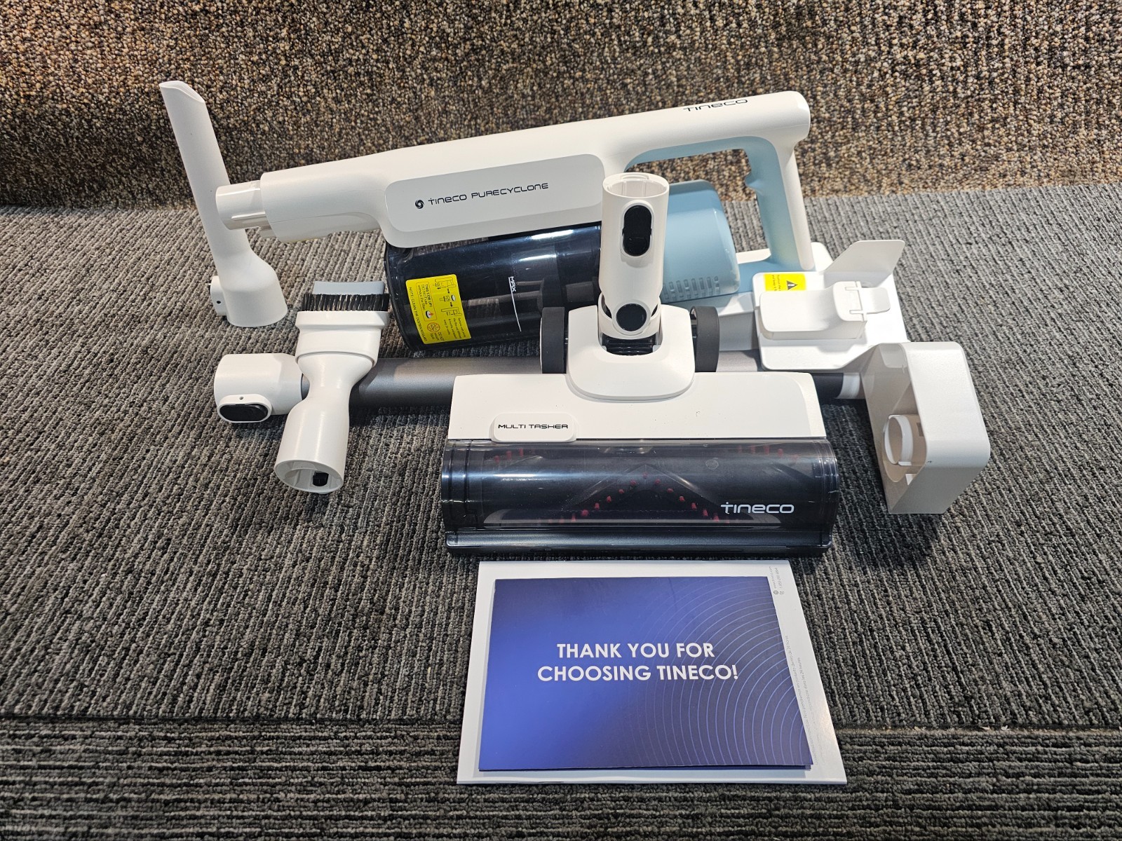 Tineco VA170200US GO Cordless Stick Vacuum, 40 min Run Time -Powder Blue 3 Speed