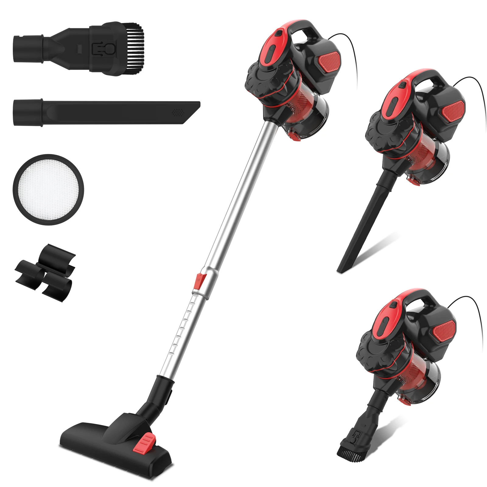 INSE I5 Corded Vacuum Cleaner 600W 18000Pa Powerful 2-in-1 HEPA Filters Handheld
