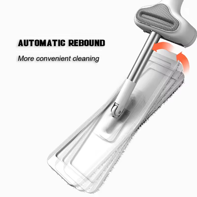 Self Cleaning Spin Mop Microfiber Flat Mop Squeeze Floor Cleaning Tool