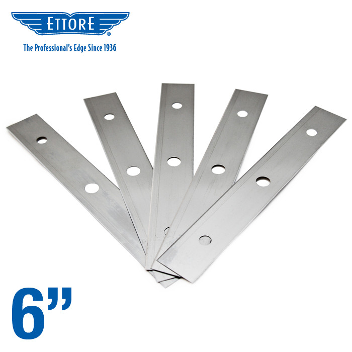 Ettore 6in / 15cm Pro+ Carbon Scraper Blades (25 Pack)