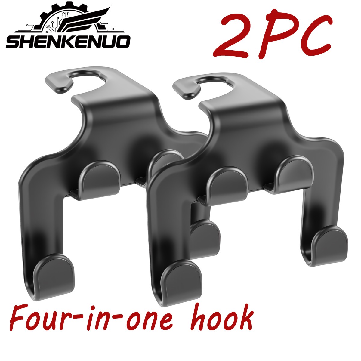 Car Seat Back Headrest Hooks Hanger Holder Hook for Bag Purse Cloth Grocery Cup