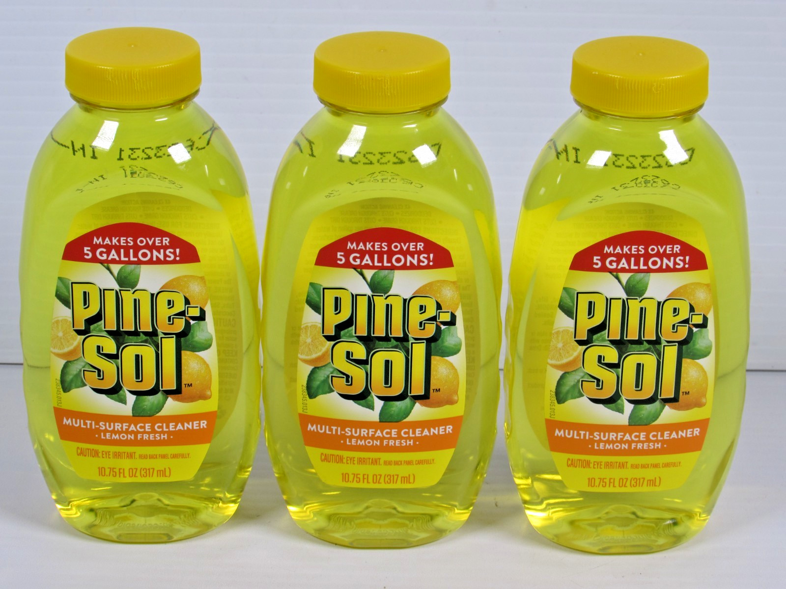 Pine-Sol Multi-Surface Cleaner Lemon Fresh Concentrate, Makes 5 Gal, Lot of 3