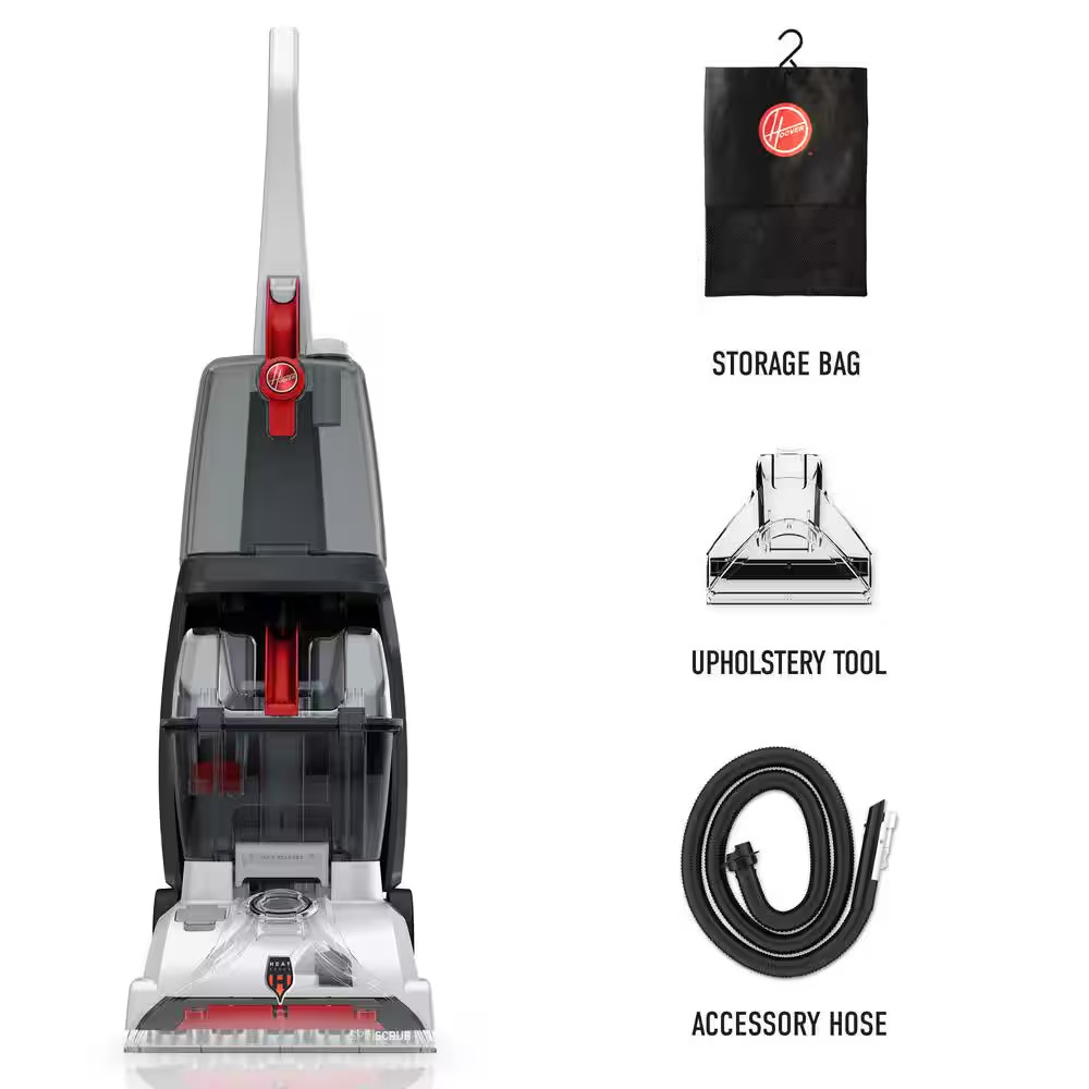 Turboscrub Upright Corded Carpet Cleaner Machine, Deep Clean Carpet Shampooer fo